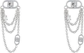 Liu Jo Luxury Steel Earrings With Crystals Lj2904
