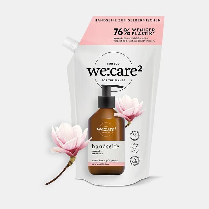 Image du produit we:care2 Nachfüllbeutel Handseife (Savon liquide, Recharges, 500 ml)