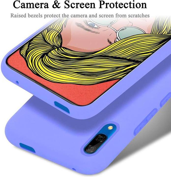 Immagine prodotto Cadorabo Copertura della cassa del silicone liquido TPU (Huawei Y9 Prime (2019), Huawei Enjoy 10 Plus, Huawei P Smart Z)