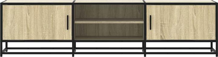Actual product image VidaXL TV cabinet Lowboard TV cabinet TV table TV furniture Sonoma oak (160 x 35 x 41 cm)