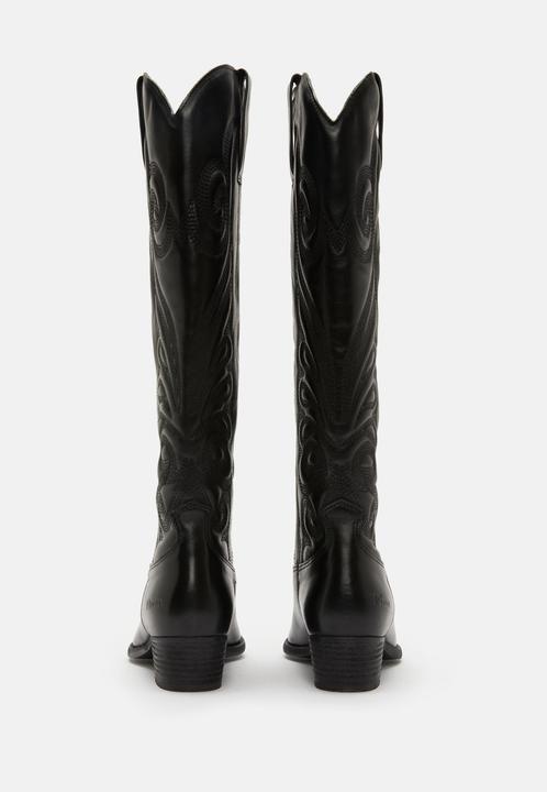 Actual product image Felmini The cowboy boot with heel from, is characterised by beautiful embroidery on the shaft (41)
