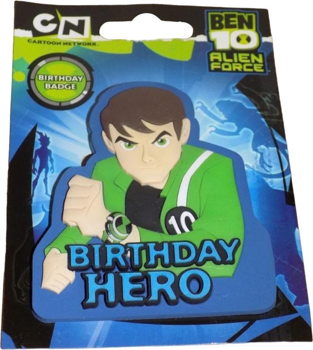 Ben 10 Held Geburtstagsabzeichen