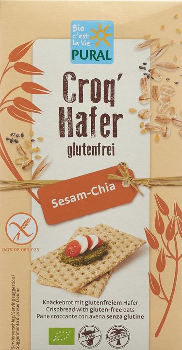 Produktbild Pural Croq'Hafer Sesam Chia glutenfrei (190 g)