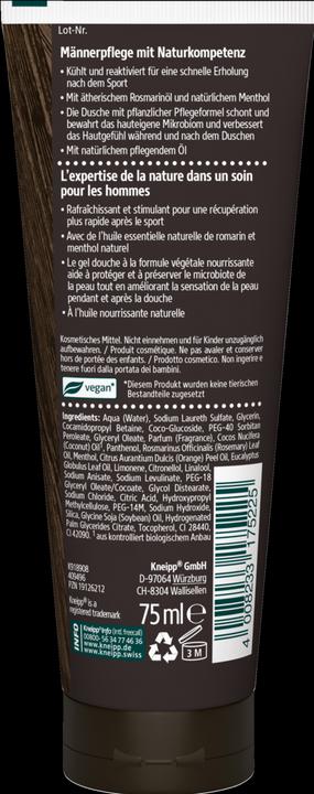 Immagine prodotto Kneipp Shampoo-Douche Sport Mini (75 ml)