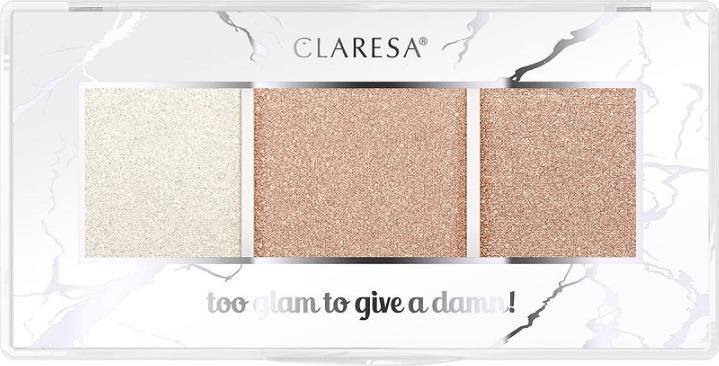 Image du produit Claresa Palette d'enlumineurs Too Glam To Give A Damn 11 Rosy Glow 12.5G (Rosy Glow, Highlighter, 12.50 g)