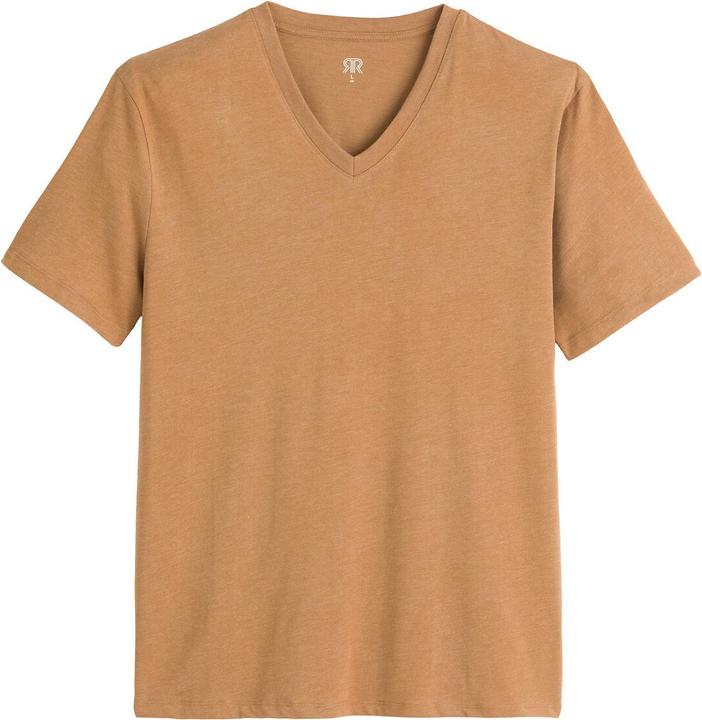 La Redoute Collections T-Shirt mit V-Ausschnitt