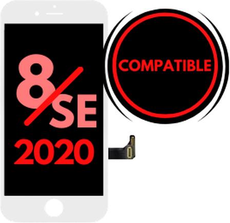 Immagine prodotto Ferryxpress iPhone 8/SE 2020 compatibile con lo schermo del display dell'assemblea LCD (Display, iPhone 8, iPhone SE (2020), iPhone SE (2022))