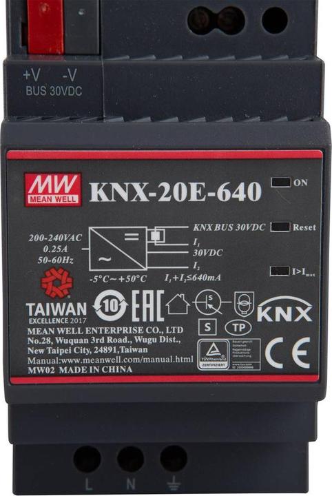 Image du produit MeanWell Alimentation électrique sur rail DIN (rail DIN)