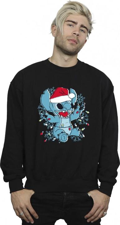 Image du produit Disney - Sweat LILO AND STITCH CHRISTMAS LIGHTS SKETCH - Homme (L)