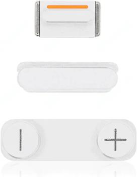 Produktbild Ferryxpress Hard Buttons - Harte Tasten Set Kompatibel für iPhone 5S / SE (2016) (Power: (Abdeckung, iPhone 5S, iPhone SE)