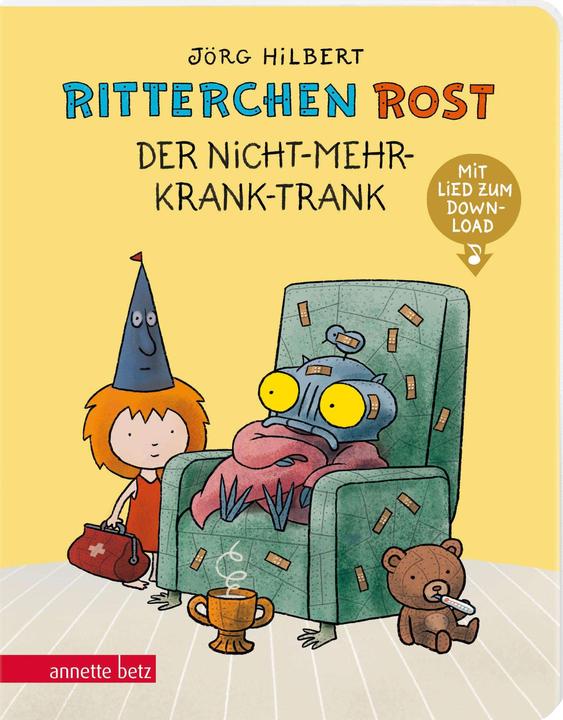 Immagine prodotto Ritterchen Rost - Der Nicht-mehr-krank-Trank: Pappbilderbuch (Ritterchen Rost) (Tedesco, Jörg Hilbert, Felix Janosa, 2022)