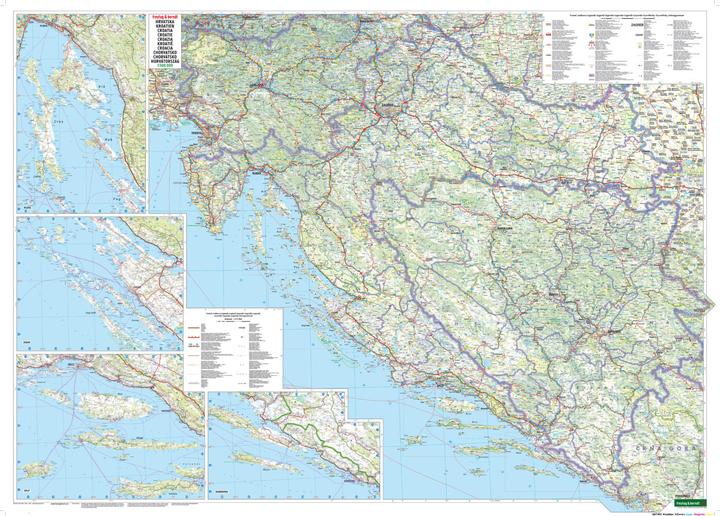Produktbild Freytag & Berndt Autokarte Kroatien. Hrvatska. Kroatie. Croatia. Croatie. Croazia