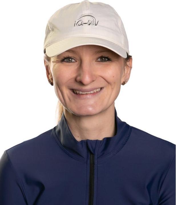 Produktbild IQ-UV Sonnenschutz Cap mit Logo recycelt, weiss (1 Stk)