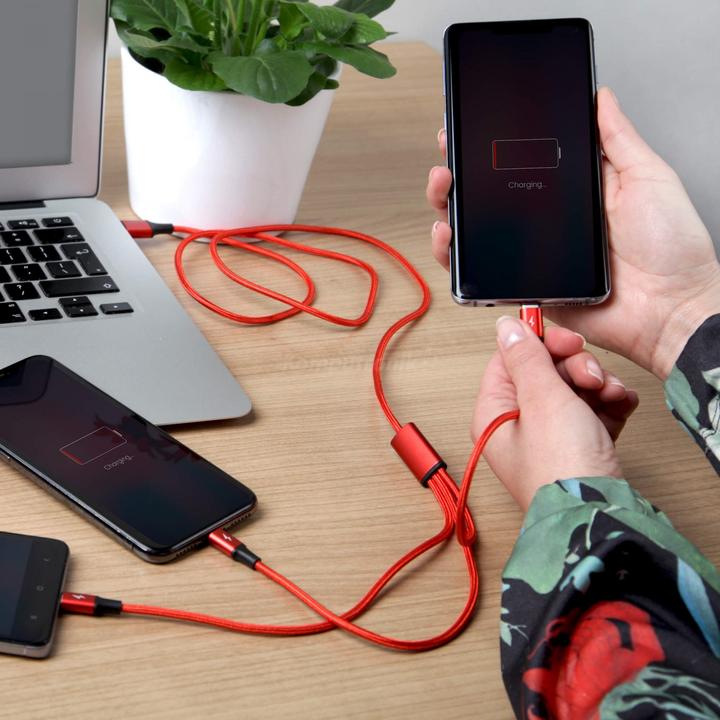 Image du produit Unitek USB-A – USB-C, Lightning, USB Micro B (1.20 m, USB 3.2 Gen 1)