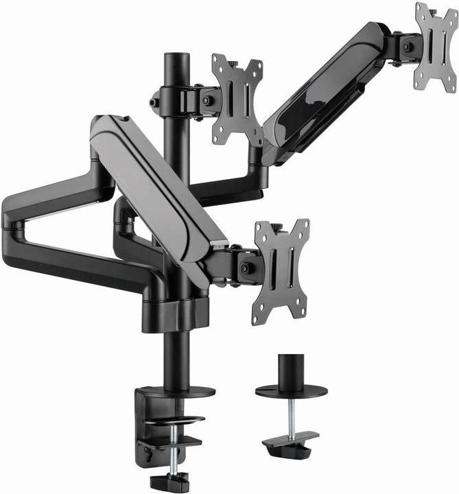 Actual product image Gembird Biurkowe ramię na 3 monitory - regulowane 17-32inch obciążenie do 7kg (Table, 27")