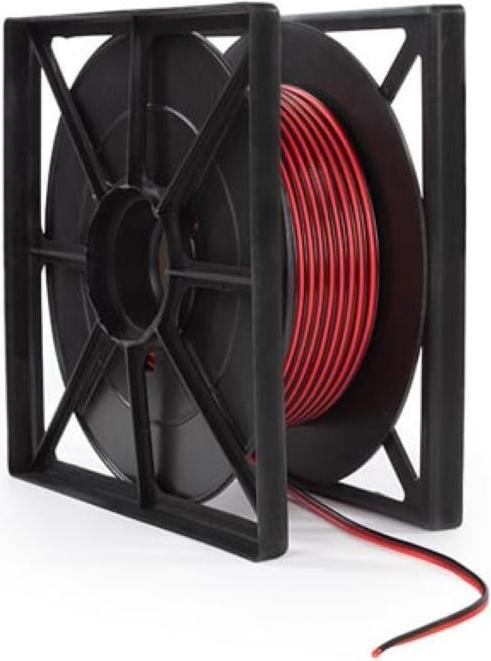 Produktbild Cables CCA-LAUTSPRECHERKABEL - ROT/SCHWARZ - 2 x 1.50 mm² - ROLLE 100 m (100 m)