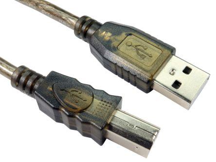 Immagine prodotto Rs Pro Cavo da USB A maschio a USB B maschio, USB 2.0, 15 (15 m, USB 2.0)