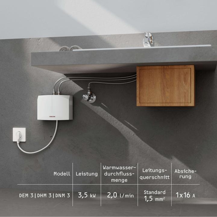 Actual product image Stiebel Eltron DNM 3 + MAZ STIE Mini instantaneous water heater