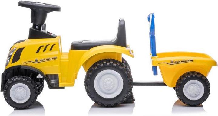 Immagine prodotto Lean Toys Trattore a spinta per bambini con rimorchio e accessori, giallo
