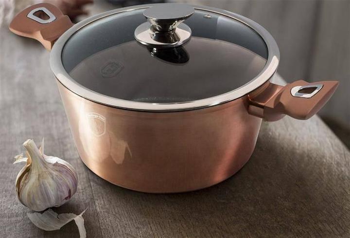 Actual product image BerlingerHaus Granite Pot Set Berlinger House Rose Gold Bh-6151 (Pan set + pot set, Aluminium)