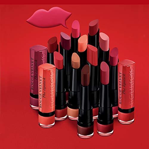 Produktbild Bourjois Paris Rouge Velvet Lūpdažis Lipstick 04 2.4g (04 Hip Hip Pink)