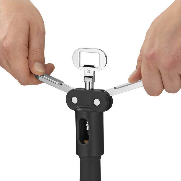 Productafbeelding WMF Kurkentrekker Flesopener Wijnopener met flesopener 20cm Clever&More (Vleugelkurkentrekker)