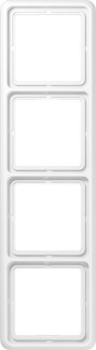 Actual product image JUNG Mounting frame 4f aws glz CD / CD 500 Kst CD584WUWW
