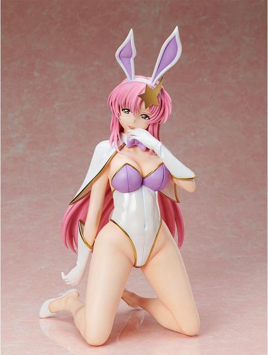Actual product image Megahouse Mobile Suit Gundam SEED Destiny B-Style PVC Statue Meer Campbell Bare Legs Bunny Ver. 35 cm
