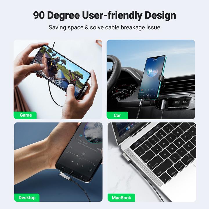 Actual product image Ugreen 3.5mm Klinke – 3.5mm Klinke (1 m, 3.5mm jack (AUX))