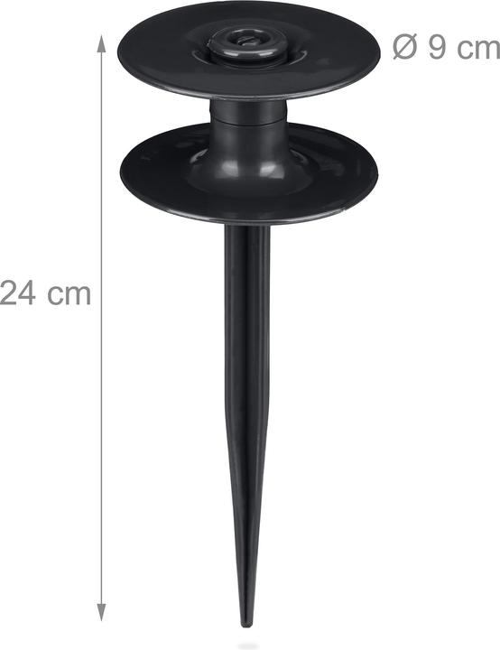 Actual product image Relaxdays 6x hose guide (0.09 m, 90 mm)