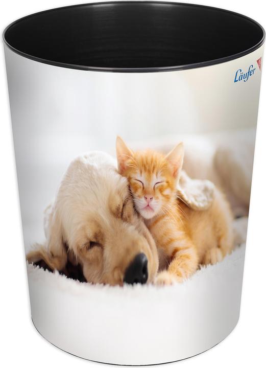 Läufer Papierkorb Hund und Katze (13 l)