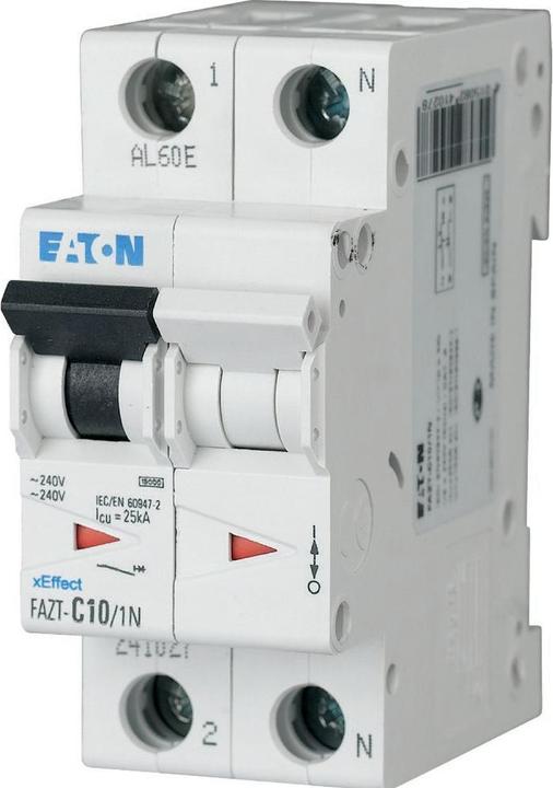 Image du produit Eaton MOE FAZT-B2/1N Interrupteur LS 2A 1+N-p B-Char
