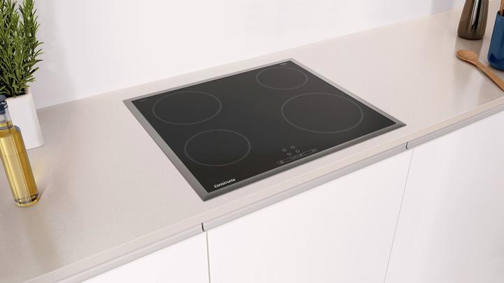 Produktbild Constructa Elektro-Kochfeld, 60 cm, Schwarz, Mit Rahmen aufliegend, CA321255