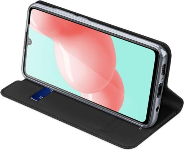 Produktbild Dux Ducis Galaxy A41 - Leder Flip Folio Case schwarz