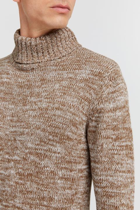 Actual product image Solid Philaremo Men's Roll Neck Jumper Turtleneck Made Of 100% Cotton (XL)