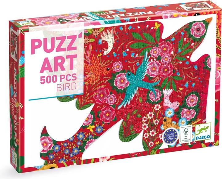 Actual product image Djeco Puzzle - Bird (500 pieces) (500 pieces)