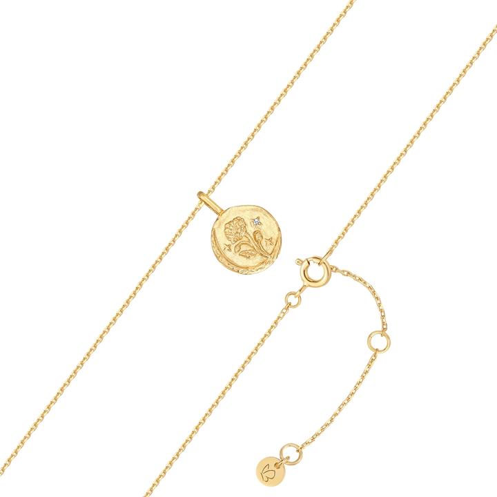 Image du produit Glanzstücke München Collier femme Fleur de naissance Pavot d'août - 37250 (Argent Sterling, 40 - 45 cm)