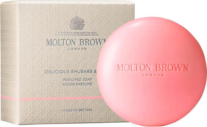Molton Brown Delicious Rhubarb & Rose Perfumed Soap (Hartseife, 150 ml)