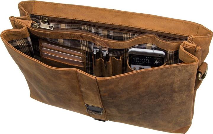 Actual product image Harolds Antico briefcase leather 39 cm