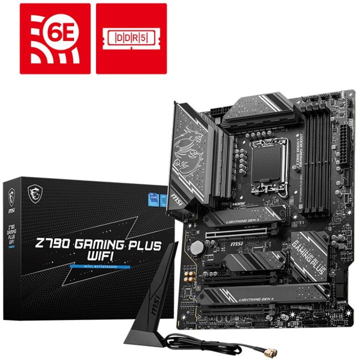 Actual product image MSI Z790 Gaming Plus Wifi (Z790,S1700,ATX,DDR5) (LGA 1700, Intel Z790, ATX)