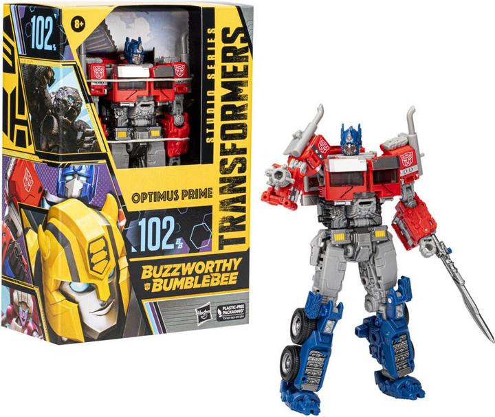 Produktbild Hasbro Transformers: Rise of the Beasts Buzzworthy Bumblebee figurine Studio Series 102BB Optimus Prime 16