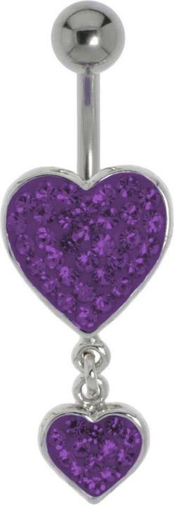 Actual product image Bijouteria Bellypiercing (Crystal, Stainless steel, Brass)