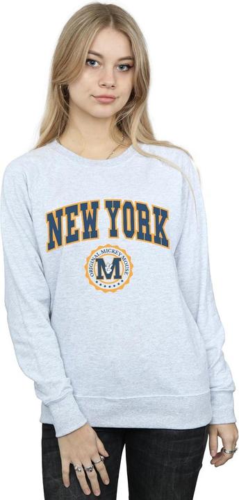 Actual product image Disney Womens/Ladies Mickey Mouse New York Seal Sweatshirt (XL)