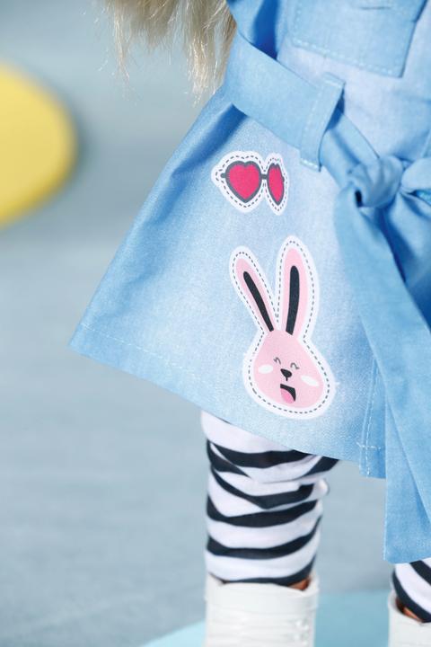 Actual product image Zapf Creation Zapf 835258 BABY born Deluxe Jeans Dress 43cm