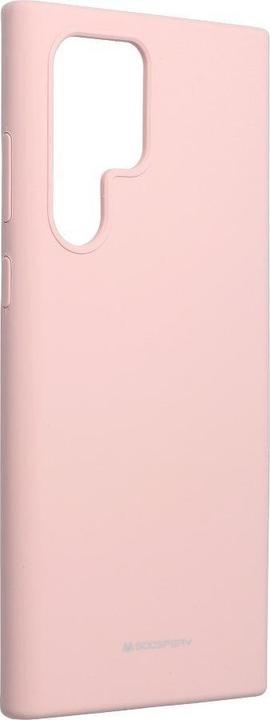 Actual product image partner Tele.com Mercury Silicone case SAMSUNG S22 ULTRA pink (Samsung Galaxy S22 Ultra)