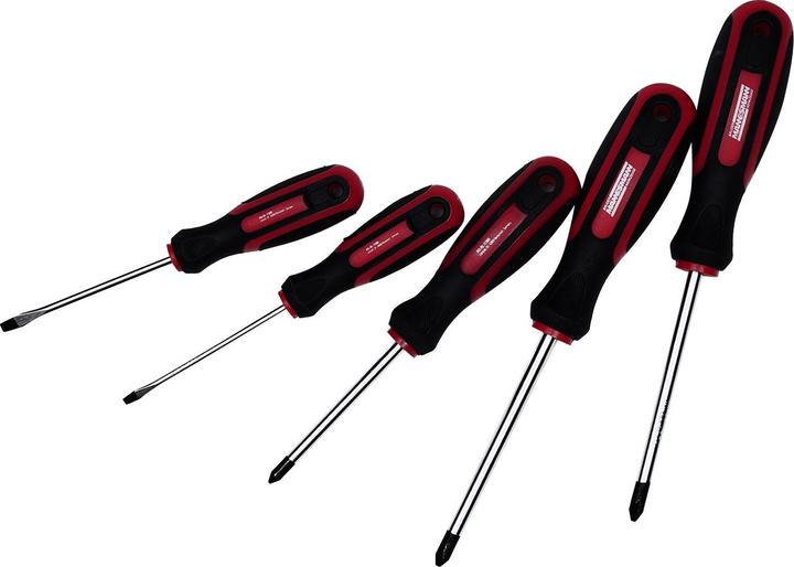 Image du produit Mannesmann Jeu de tournevis 5 pcs. (Escale, Recouvrement cruciforme Phillipps (PH), Cruciforme PZ)