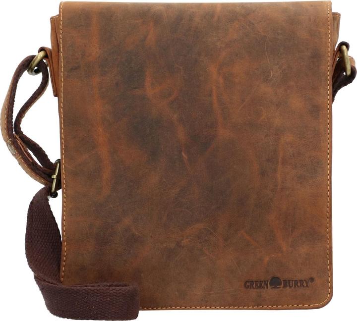 Greenburry Vintage Umhängetasche Leder 23 cm
