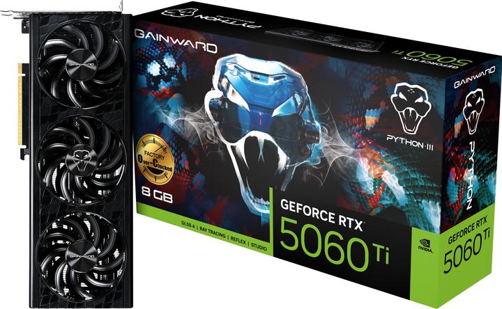 Immagine prodotto Gainward VGA RTX5060TI 8GB Python III OC (8 GB)