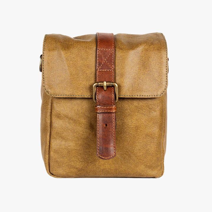 Actual product image Bronkey Berlin Canvas-Kameratasche, Oliv (Camera shoulder bag)