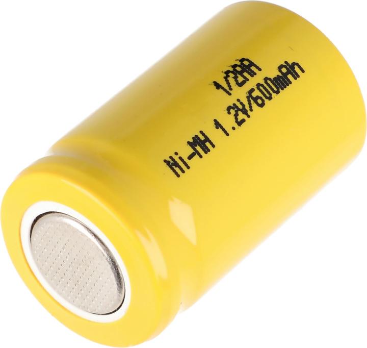 Produktbild AccuCell Akku 1/2AA (1 Stk., 600 mAh, Akku)